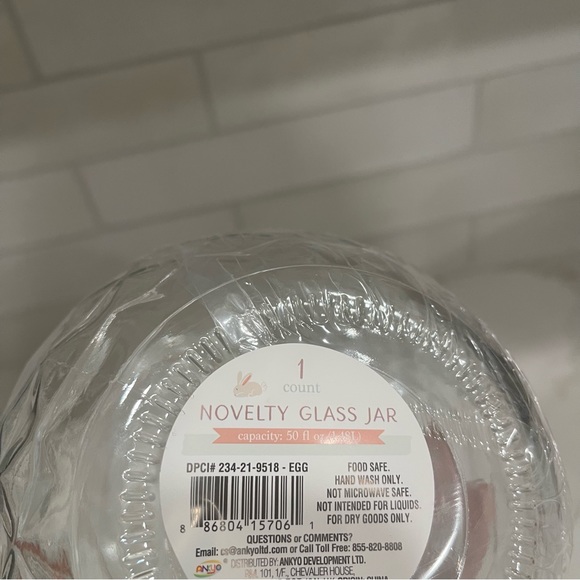 ✨NEW🌷Target Bullseye Playground 2024 Jeweled Glass Egg Jar Container🐣 - Picture 3 of 3